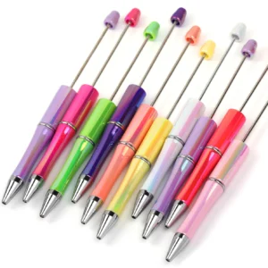 Mix 10pcs UV Print Plastic Beadable Pen